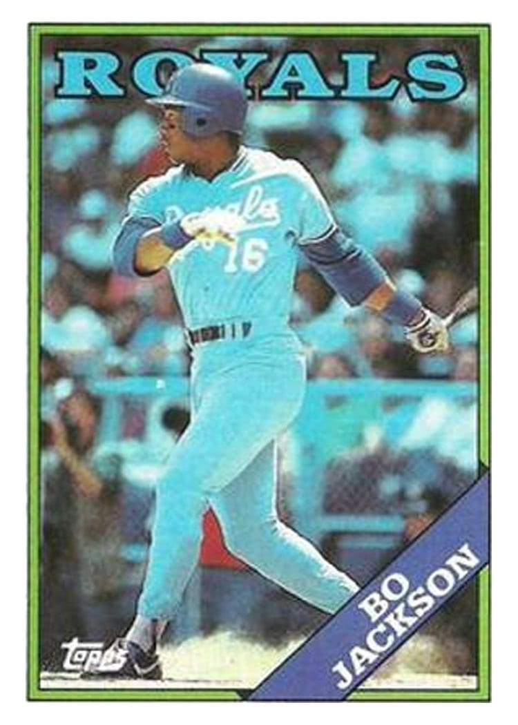 1988 Topps Base Set Bo Jackson #750 card