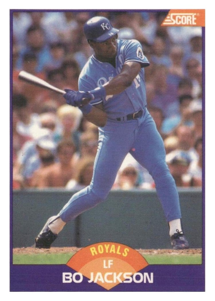 1989 Score Bo Jackson #330 card