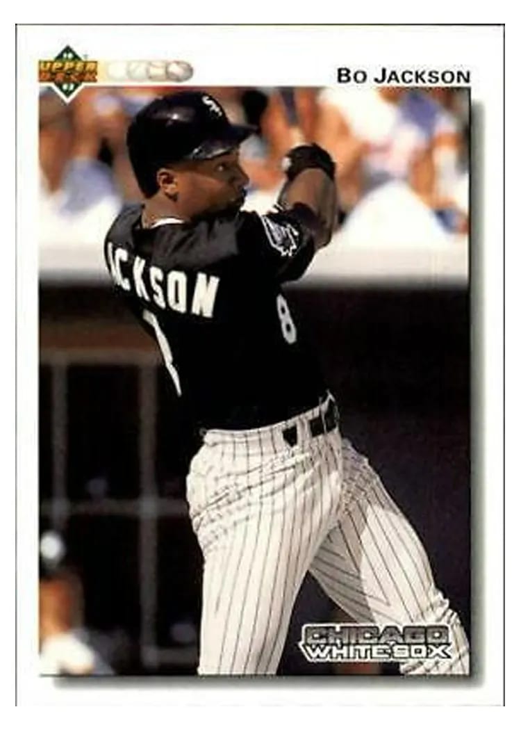 1992 Upper Deck Base Set Bo Jackson #555 card