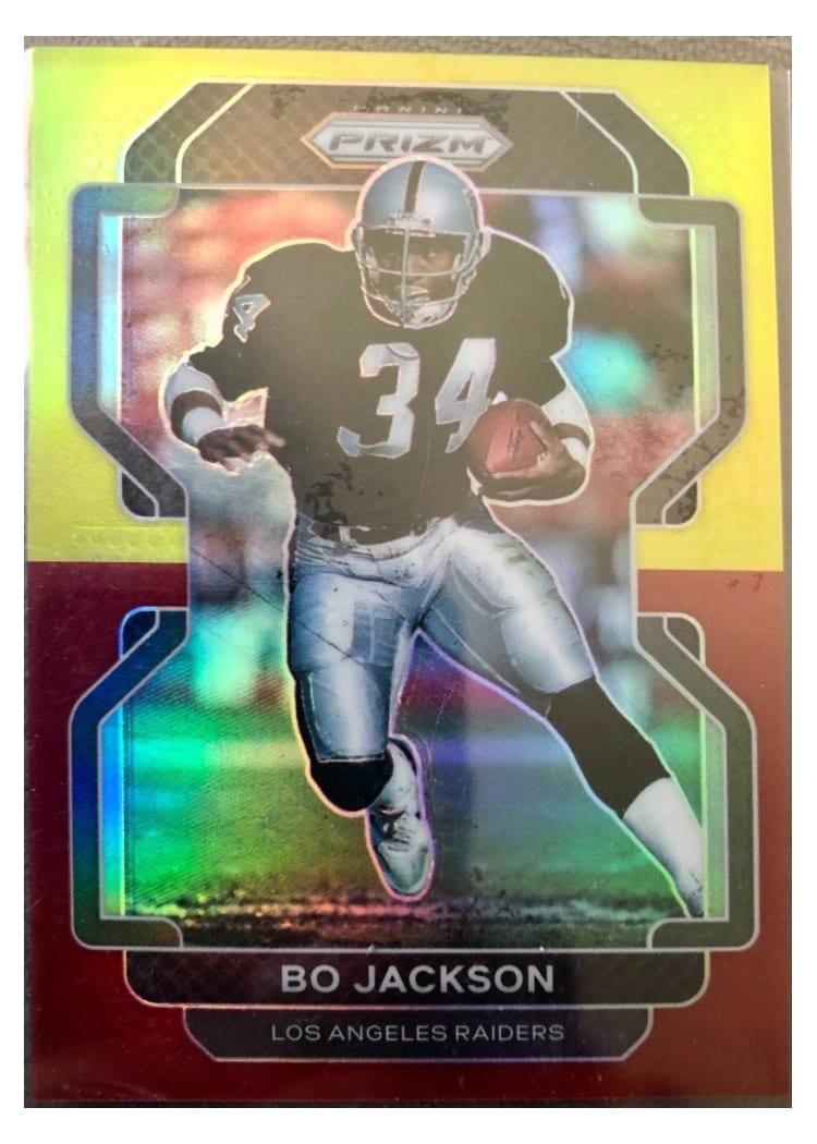 2021 Panini Prizm Base Set Bo Jackson #185 card