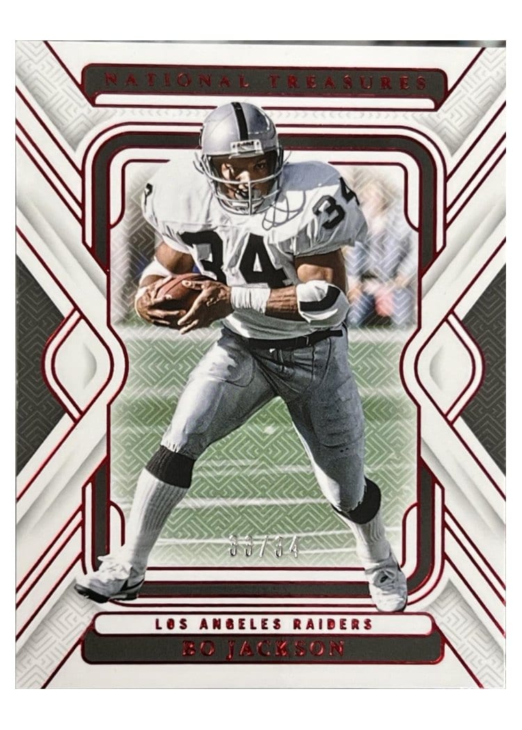 2024 Panini National Treasures Base Set Bo Jackson #54 card