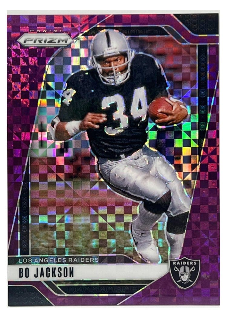 2024 Panini Prizm Base Set Bo Jackson Purple Power #154 card