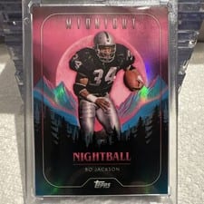 2024 Topps Midnight Nightball Bo Jackson #NB-28
