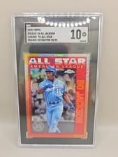 2025 Topps 1990 Topps Baseball All Stars Chrome Refractor Bo Jackson #90ASC-26 card