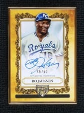 2025 Topps Gilded Collection Topps Gallery of Gold Autographs Bo Jackson #GOG-BJ