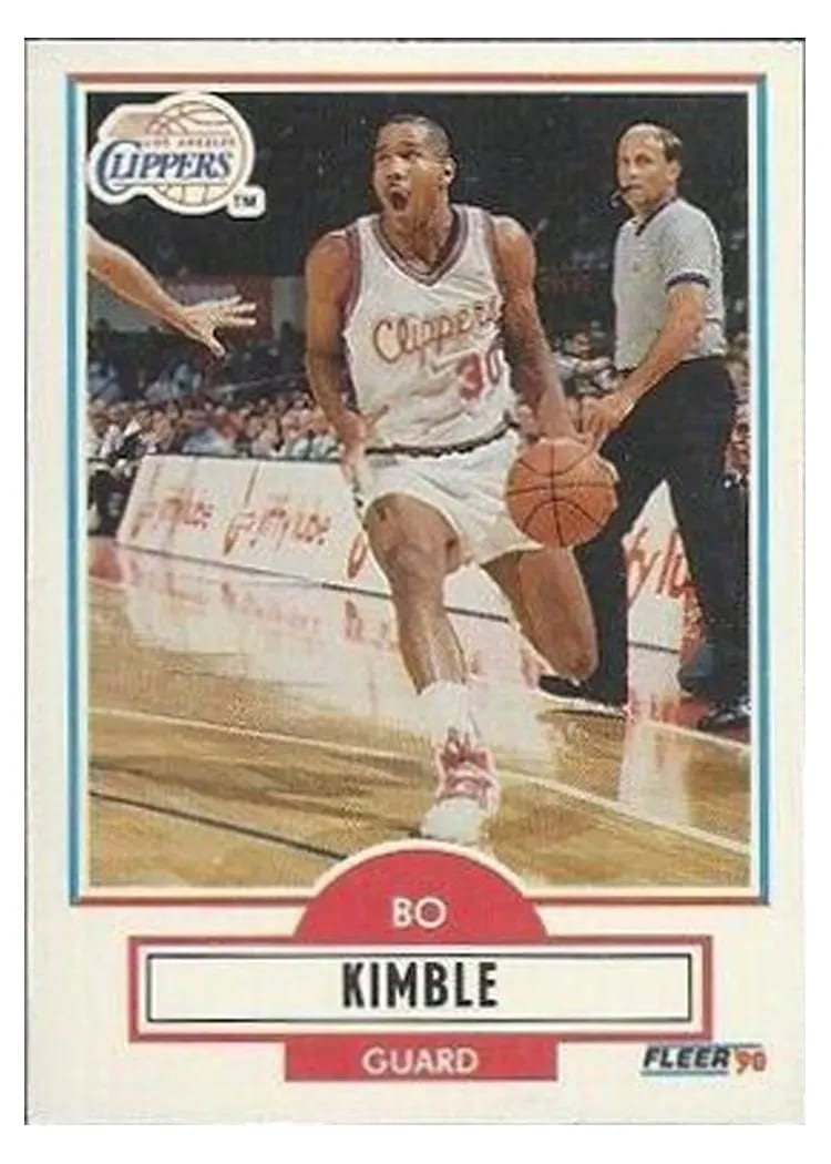 1990 Fleer Update Bo Kimble #U-41 card