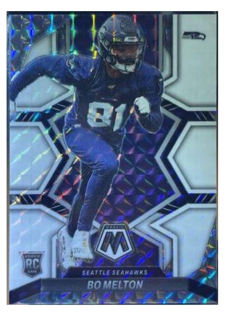2022 Panini Mosaic Base Set Bo Melton White #348 card