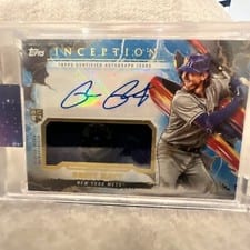 2023 Topps Inception Autograph Patch Cards Bo Naylor #IAP-BNA card