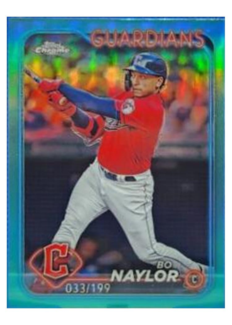 2024 Topps Chrome Base Set Bo Naylor #158 card