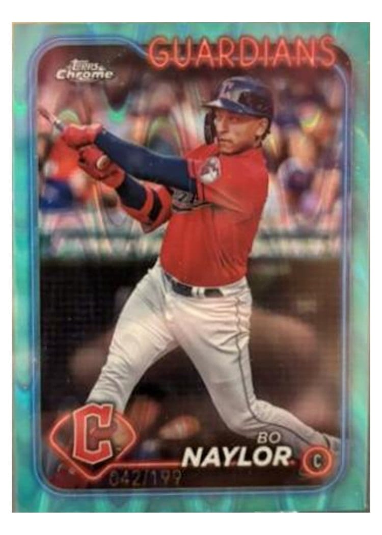 2024 Topps Chrome Base Set Bo Naylor #158 card