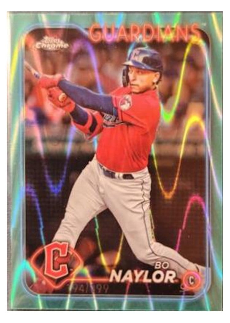 2024 Topps Chrome Base Set Bo Naylor #158 card
