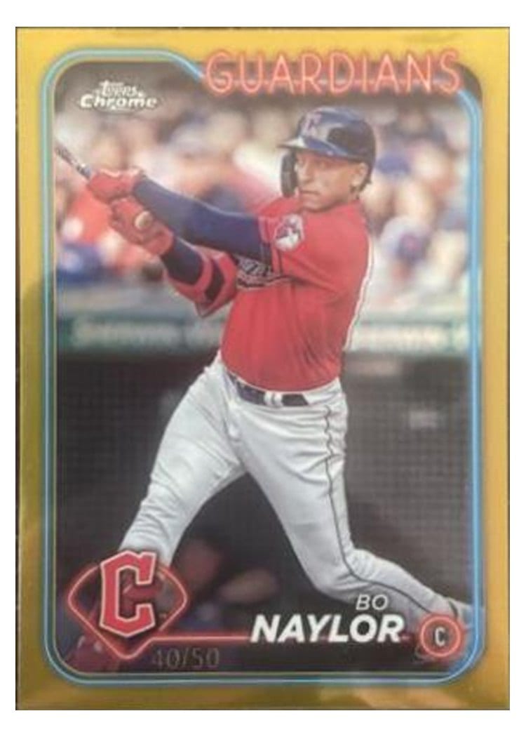 2024 Topps Chrome Base Set Bo Naylor #158 card