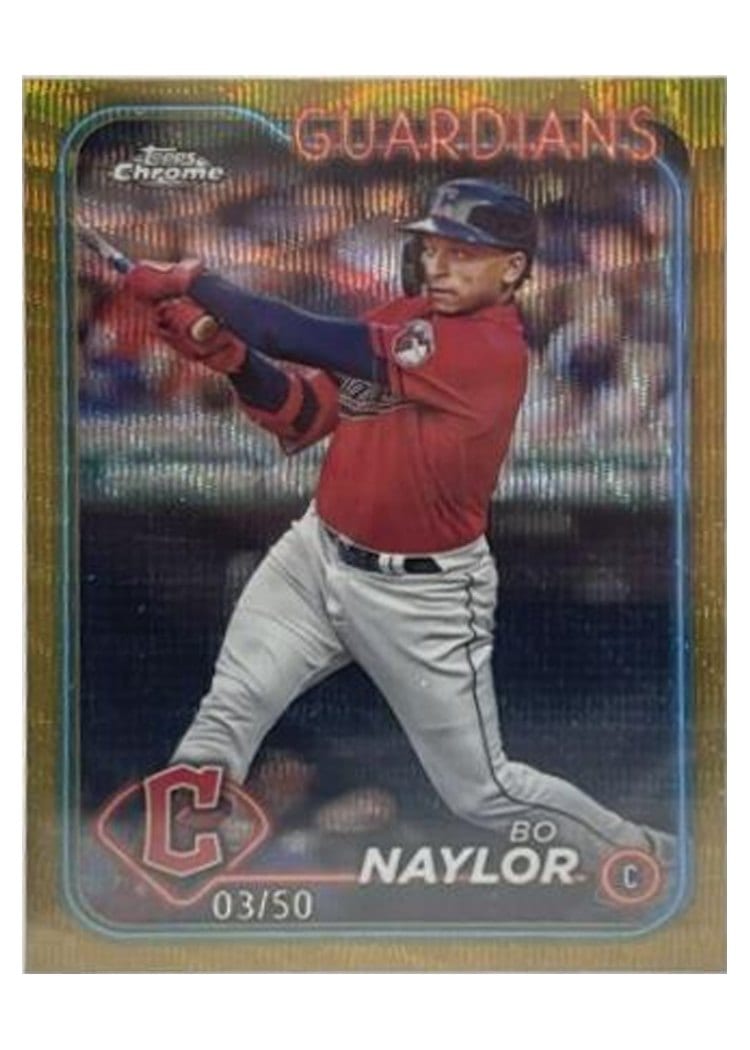 2024 Topps Chrome Base Set Bo Naylor #158 card