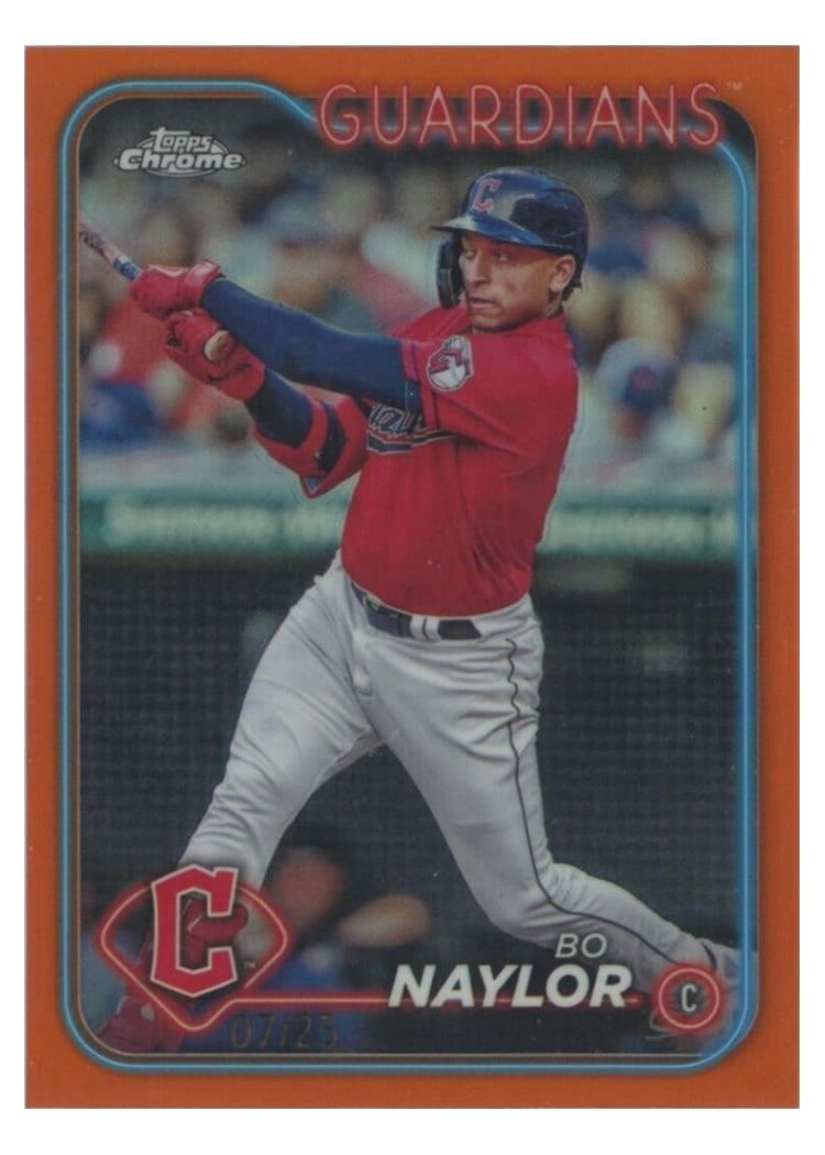 2024 Topps Chrome Base Set Bo Naylor #158 card