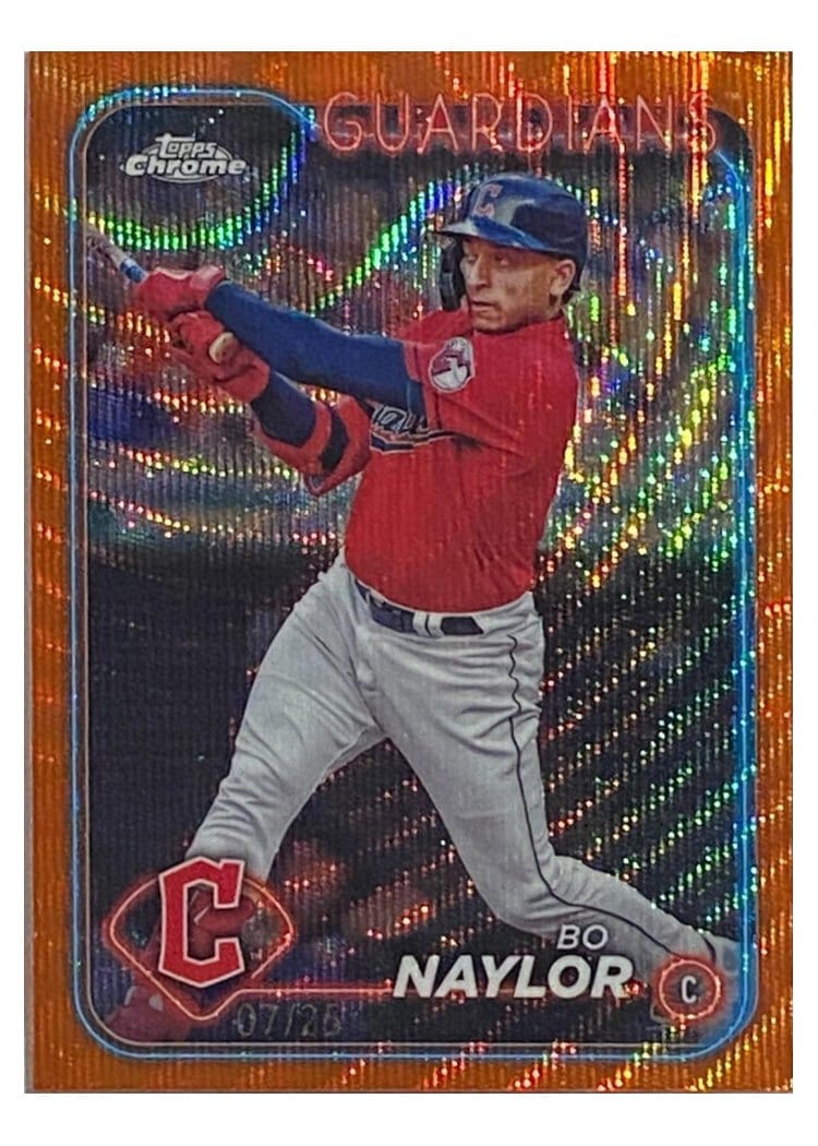 2024 Topps Chrome Base Set Bo Naylor #158 card