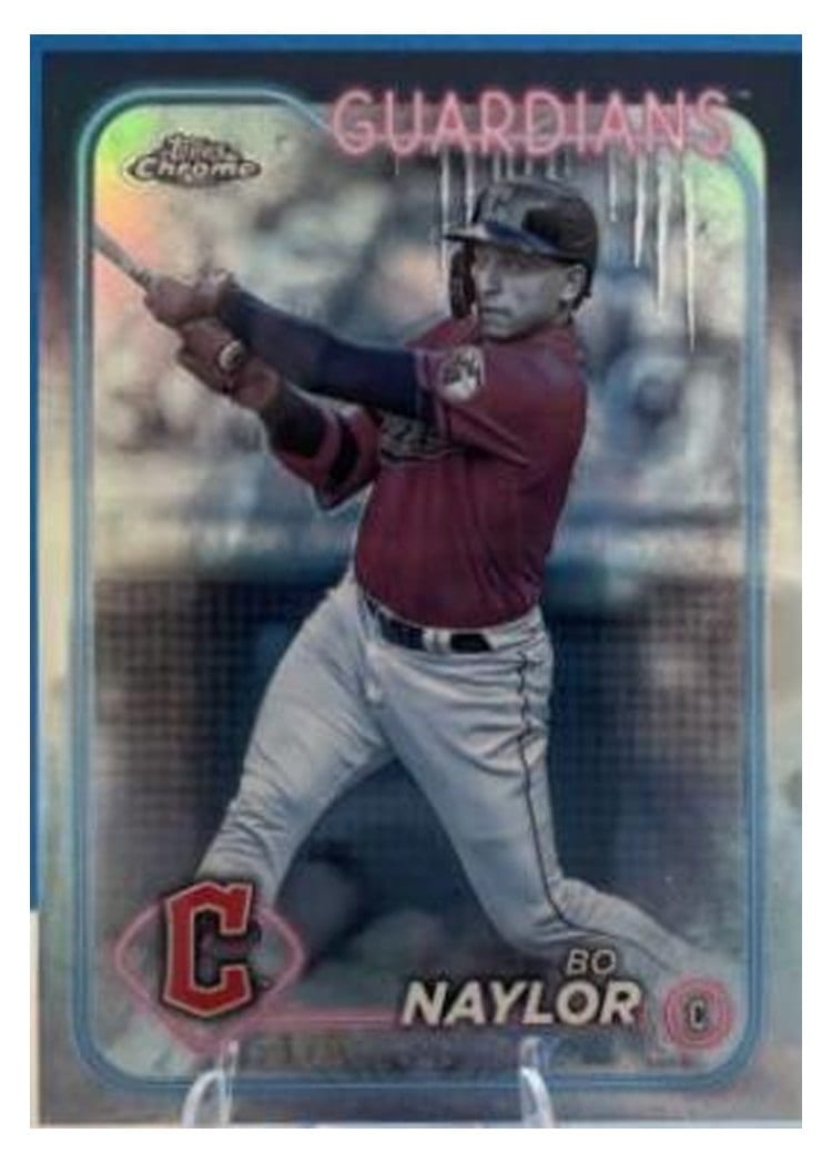 2024 Topps Chrome Base Set Bo Naylor #158 card