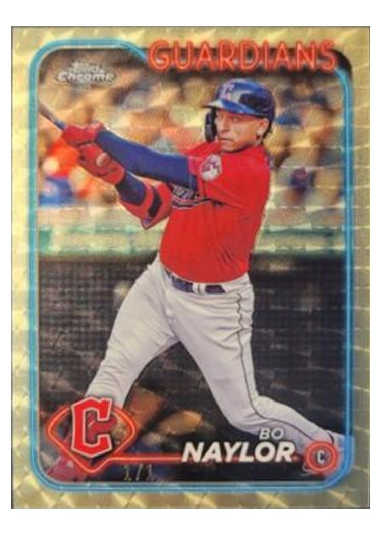 2024 Topps Chrome Base Set Bo Naylor #158 card