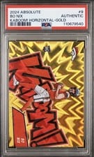 2024 Panini Absolute Kaboom Horizontal Bo Nix #9 card