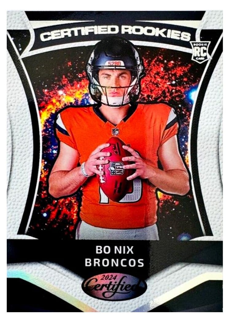 2024 Panini Certified Certified Rookies Bo Nix #5 card