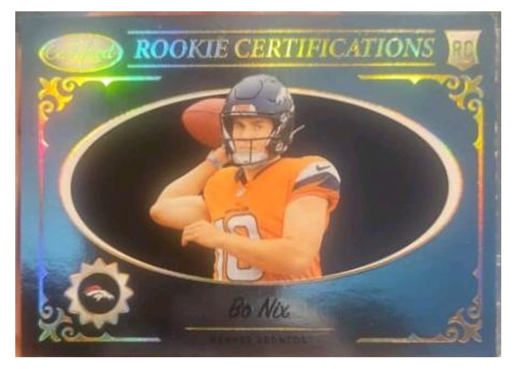 2024 Panini Certified Rookie Certifications Bo Nix #16 card
