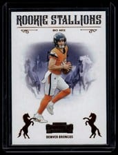 2024 Panini Contenders Rookie Stallions Bo Nix #2 card