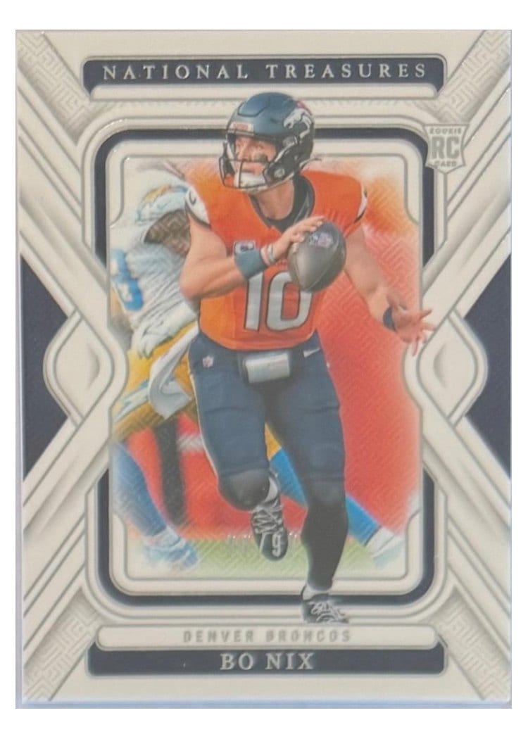 2024 Panini National Treasures Bo Nix #31 card