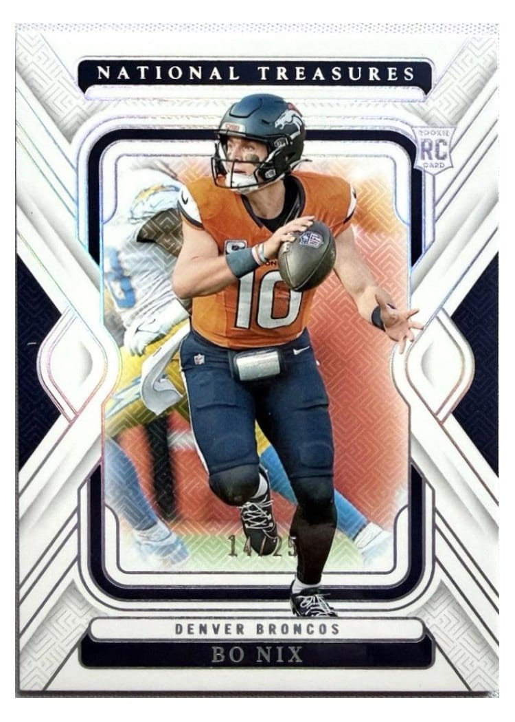 2024 Panini National Treasures Bo Nix #31 card
