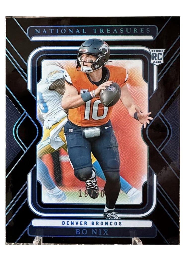 2024 Panini National Treasures Bo Nix #31 card