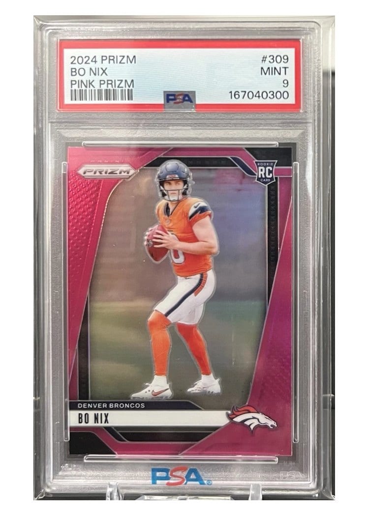 2024 Panini Prizm Bo Nix #309 card