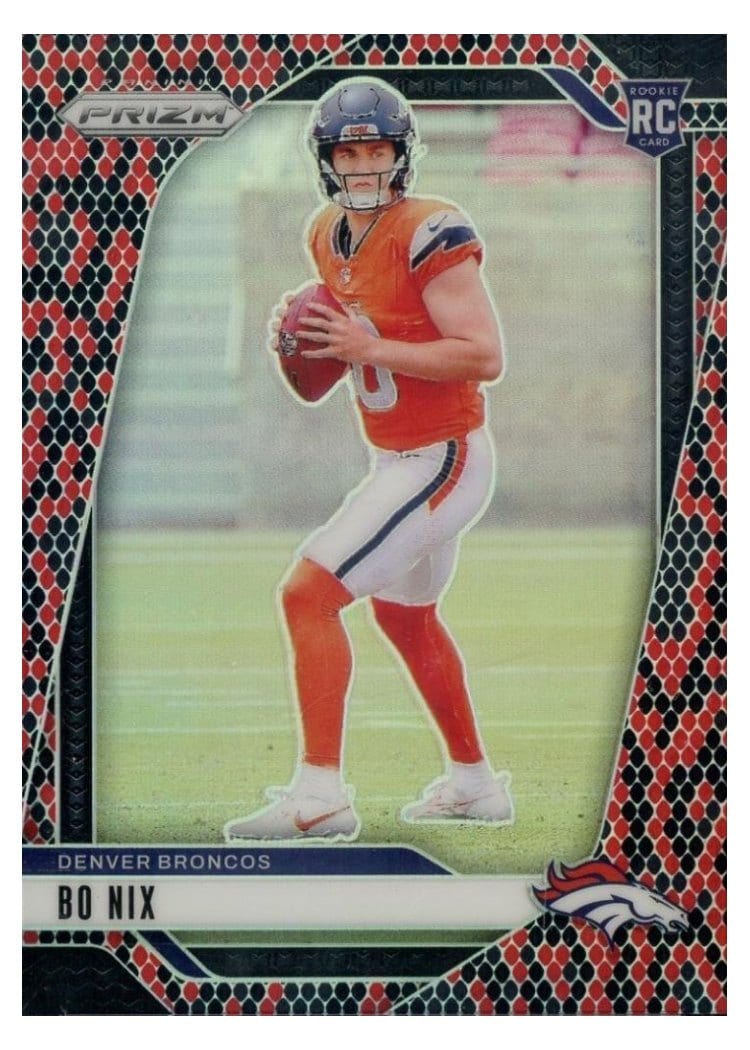 2024 Panini Prizm Bo Nix #309 card