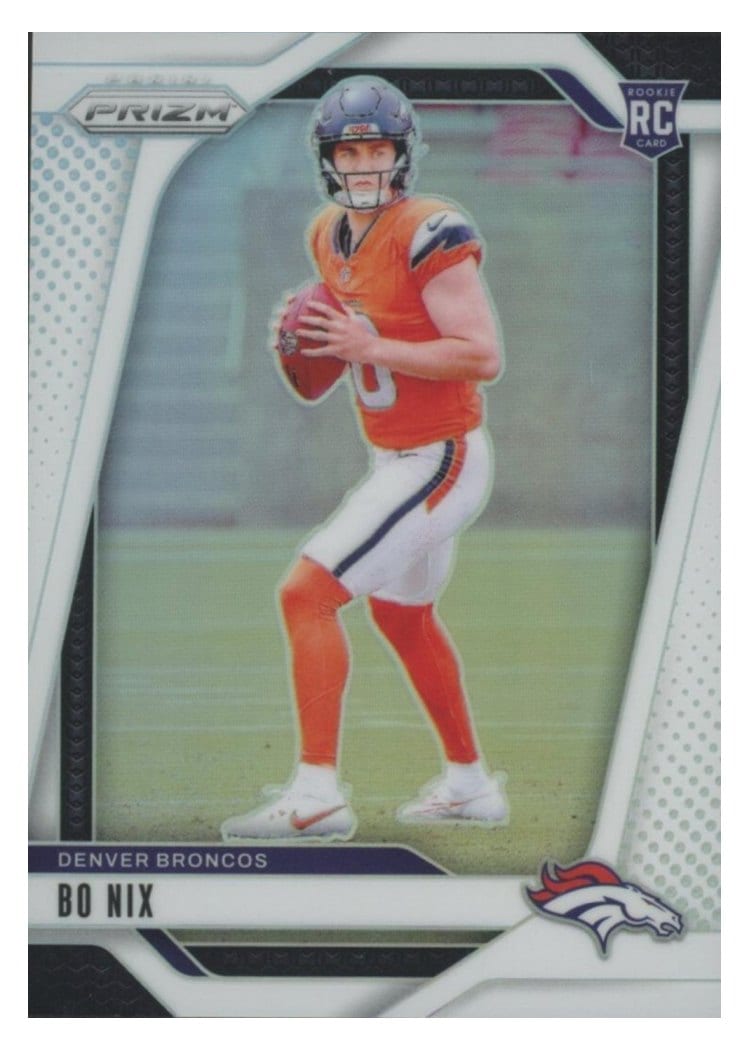 2024 Panini Prizm Bo Nix White #309 card