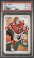 2024 Panini Prizm Manga Bo Nix #M-BON card