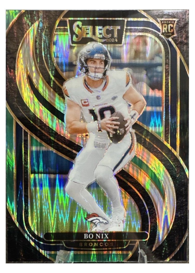 2024 Panini Select Bo Nix #117 card