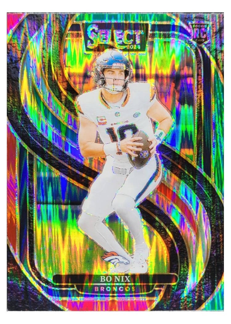 2024 Panini Select Bo Nix #117 card