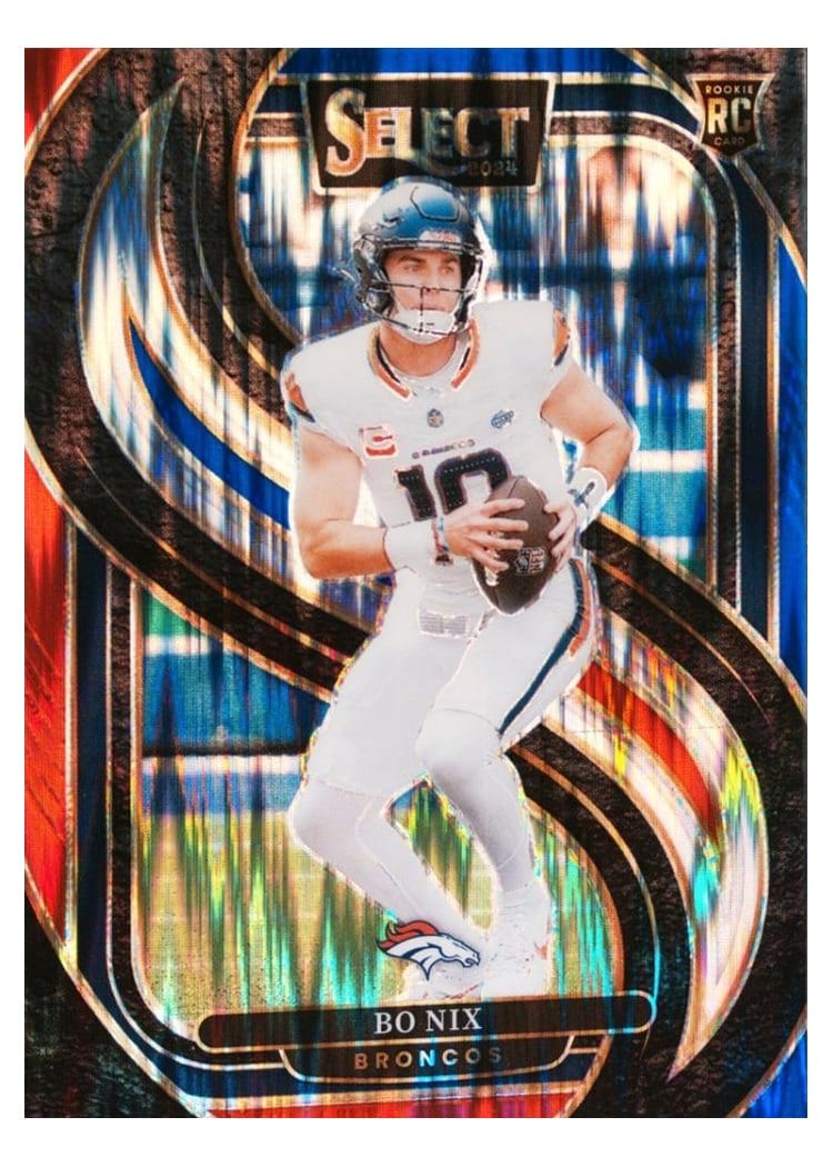2024 Panini Select Bo Nix #117 card