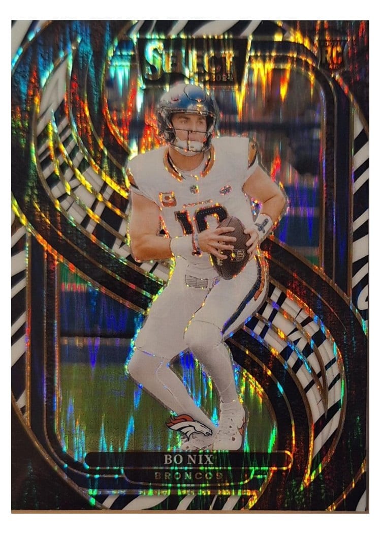 2024 Panini Select Bo Nix #117 card