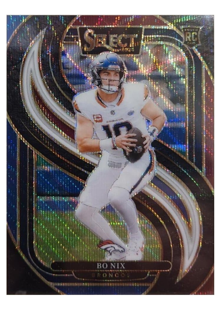 2024 Panini Select Bo Nix #117 card