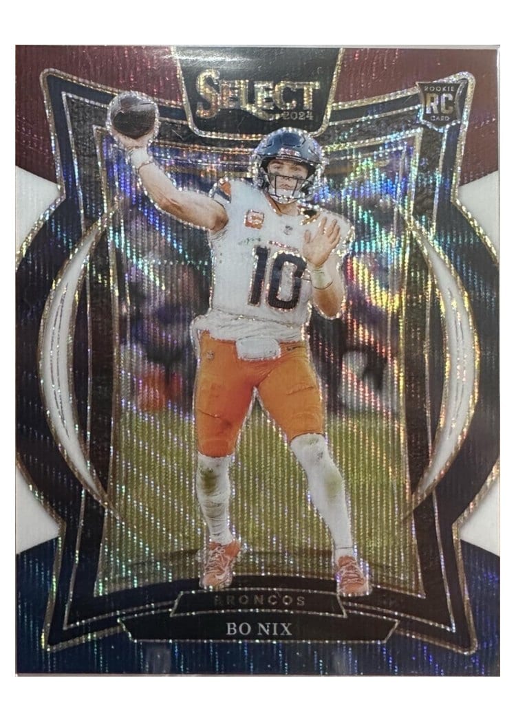 2024 Panini Select Bo Nix #117 card