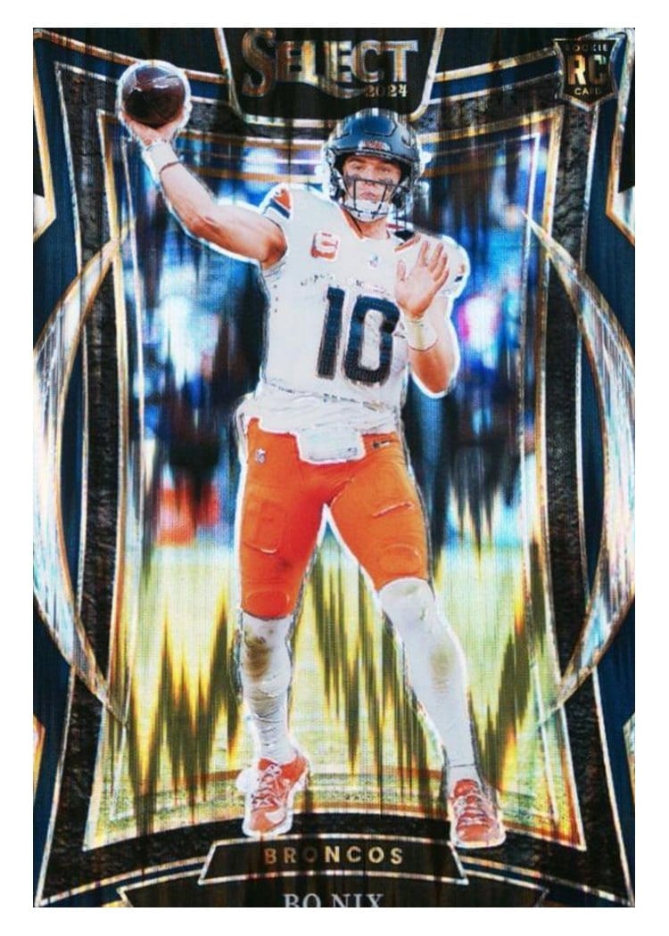 2024 Panini Select Bo Nix #30 card