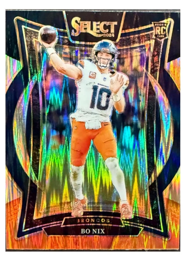 2024 Panini Select Bo Nix #30 card