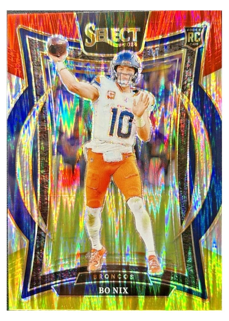 2024 Panini Select Bo Nix #30 card
