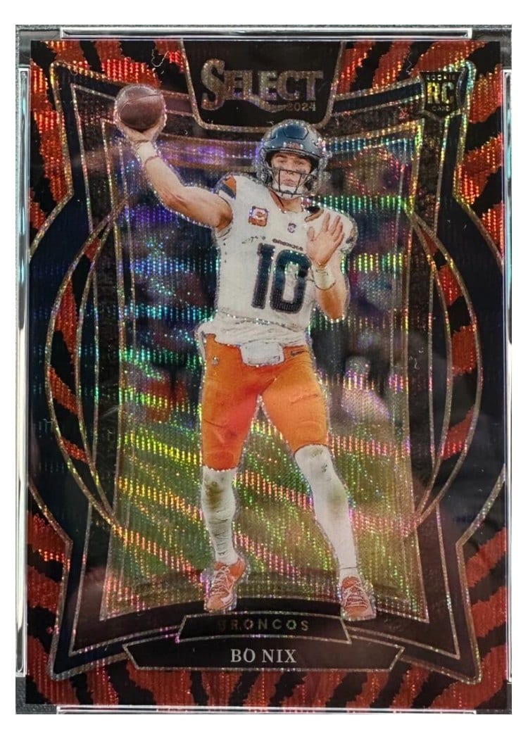 2024 Panini Select Bo Nix #30 card