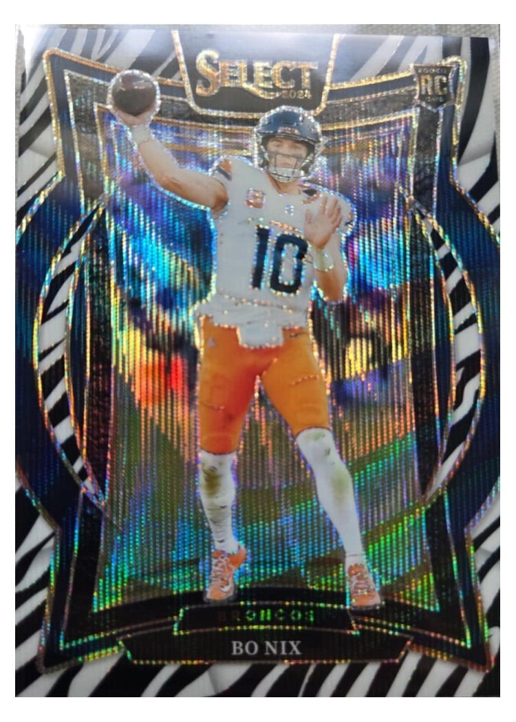 2024 Panini Select Bo Nix #30 card