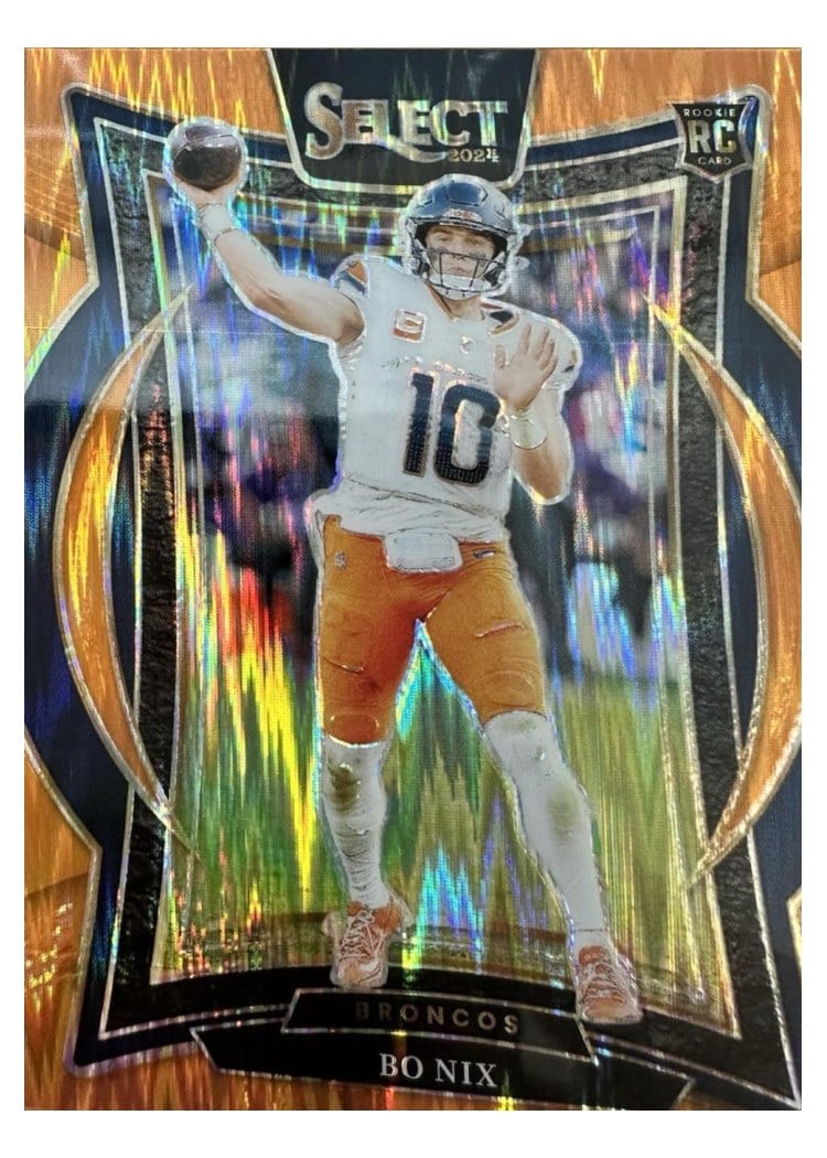 2024 Panini Select Bo Nix #30 card