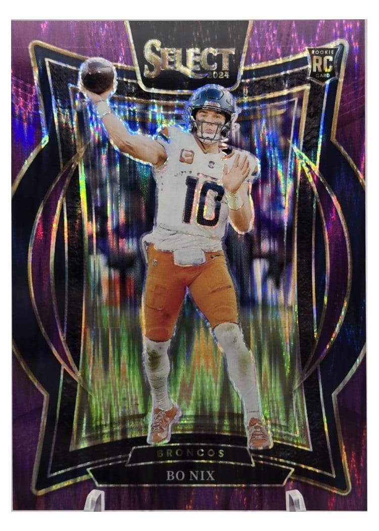 2024 Panini Select Bo Nix #30 card