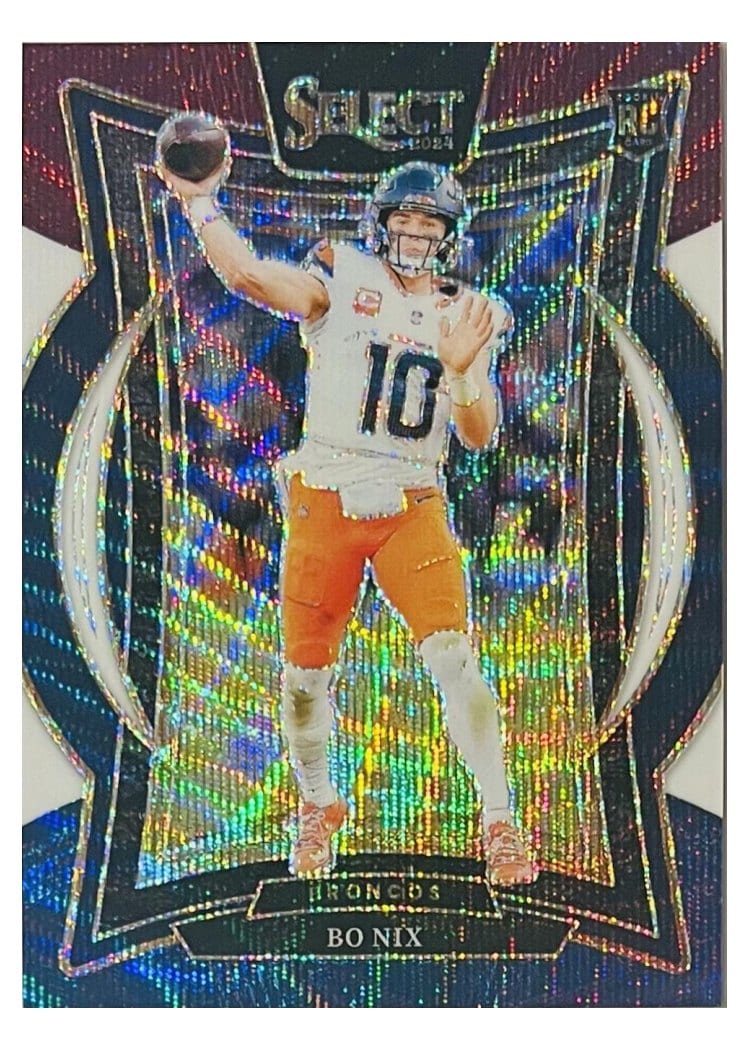 2024 Panini Select Bo Nix #30 card