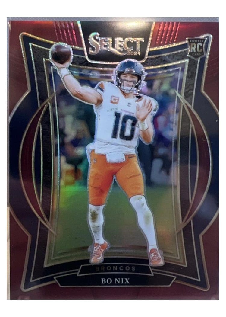 2024 Panini Select Bo Nix #30 card