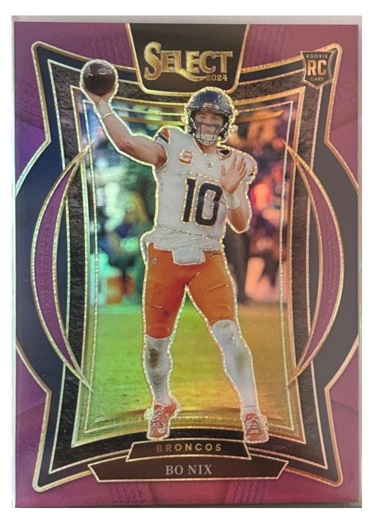 2024 Panini Select Bo Nix #30 card