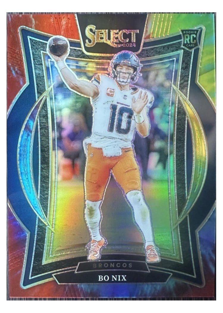 2024 Panini Select Bo Nix #30 card