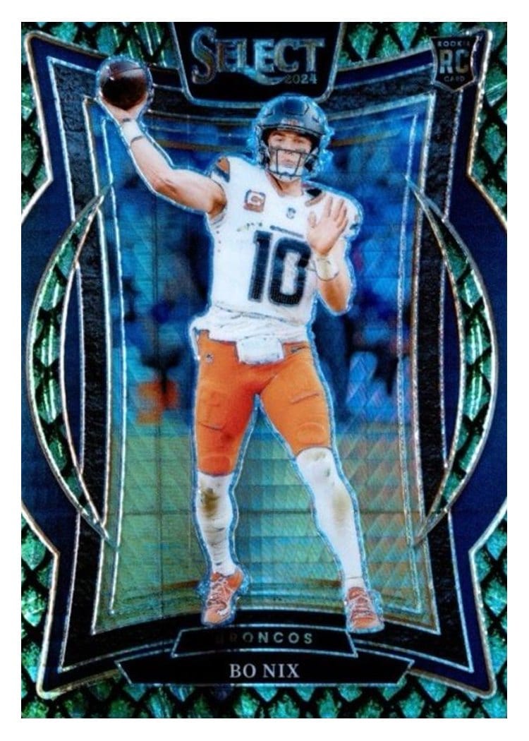 2024 Panini Select Bo Nix #30 card